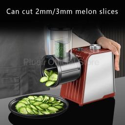 220v multifuncional cortador de legumes elétrico casa cortador de legumes bom comercial automático triturador de batata slicer - Image 3