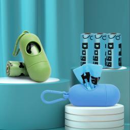 Portable Dog Poop Bags Dispenser, Trash Sack Case, caixa de armazenamento de lixo ao ar livre para gato, Puppy Pet Waste Bag Holder Supplies - Image 1