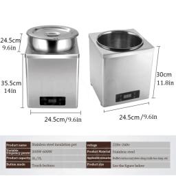 Automático Bubble Tea Tapioca Pearl Maker, aquecedor de alimentos, bola que faz a máquina, 3 L, 7L - Image 2