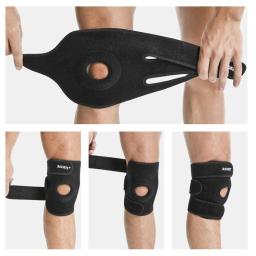 AOLIKES-Joelho de Compressão Ajustável Almofada Patelar para Homens e Mulheres, Suporte Tendão Manga Brace, Dor Artrite, Corrida, Treino, 1Pc - Image 4