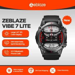 Zeblaze-Vibe 7 Lite Smartwatch para Homens, Chamada por Voz, 1,47 "IPS Display, 100 Modos Esportivos, Monitor de Saúde 24H, Smartwatch Grande - Image 1