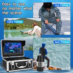 9 "Fish Finder Câmera Pesca Subaquática, 360 graus de rotação, TFT DVR, IP68 impermeável, 38 LEDs para o gelo/mar, Rio Pesca - Image 3