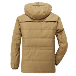 Jaqueta longa de caxemira masculina, parka masculina, casacos quentes, roupas engrossadas,-30 ℃, 7XL, alta qualidade, moda, inverno, 2024 - Image 2