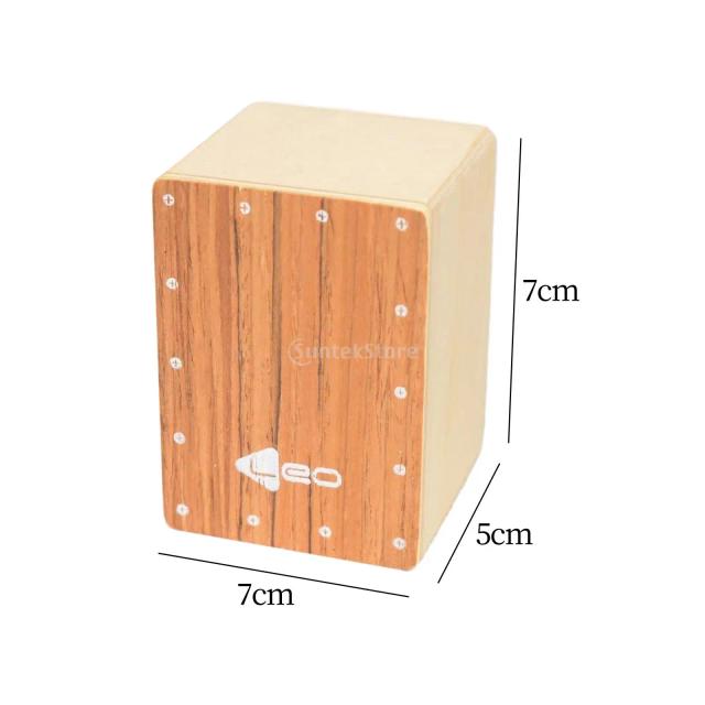 Cajon Box Drum Portátil em Madeira: Tambor Compacto Ideal para Festas, Performances e Viagens