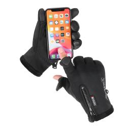 Luvas de ciclismo impermeáveis e à prova de vento para homens, tela de toque, bicicleta, scooter, equitação, ao ar livre, motocicleta, esqui, bicicleta, quente, inverno - Image 6