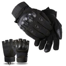 Luvas táticas do dedo da metade ou cheio, juntas duras, Paintball, Airsoft, caça, combate, equitação, caminhadas, militares, ao ar livre - Image 1