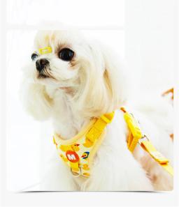 Ajustável Pet Coleira Pescoço para Cães, Coleira de Cachorro, Acessórios Trela, Colete de Poliéster, Buldogue Francês, Animal Print, Pequeno, Médio - Image 5