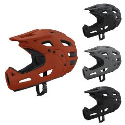 Capacete de bicicleta de rosto inteiro Discovery com viseira removível de proteção de queixo Ventilado Capacete de bicicleta MTB de montanha M/L (54-61 CM) - Image 1