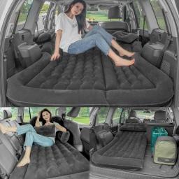 Cama inflável de dupla finalidade para casa e carro, colchão de ar SUV sedan dois em um, colchão de viagem inflável - Image 2