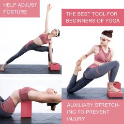 1pc blocos de espuma de yoga de alta densidade antiderrapante cor sólida yoga equilíbrio fitness dança suprimentos para yoga pilates e meditação - Image 3
