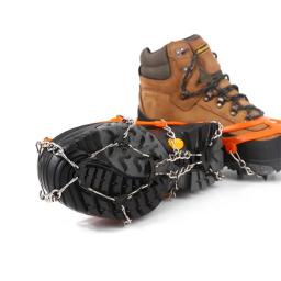 Inverno 10 dentes crampon montanhismo neve antiderrapante crampon sapato capa gelo agarrar esqui garra caminhadas escalada equipamentos de proteção - Image 5