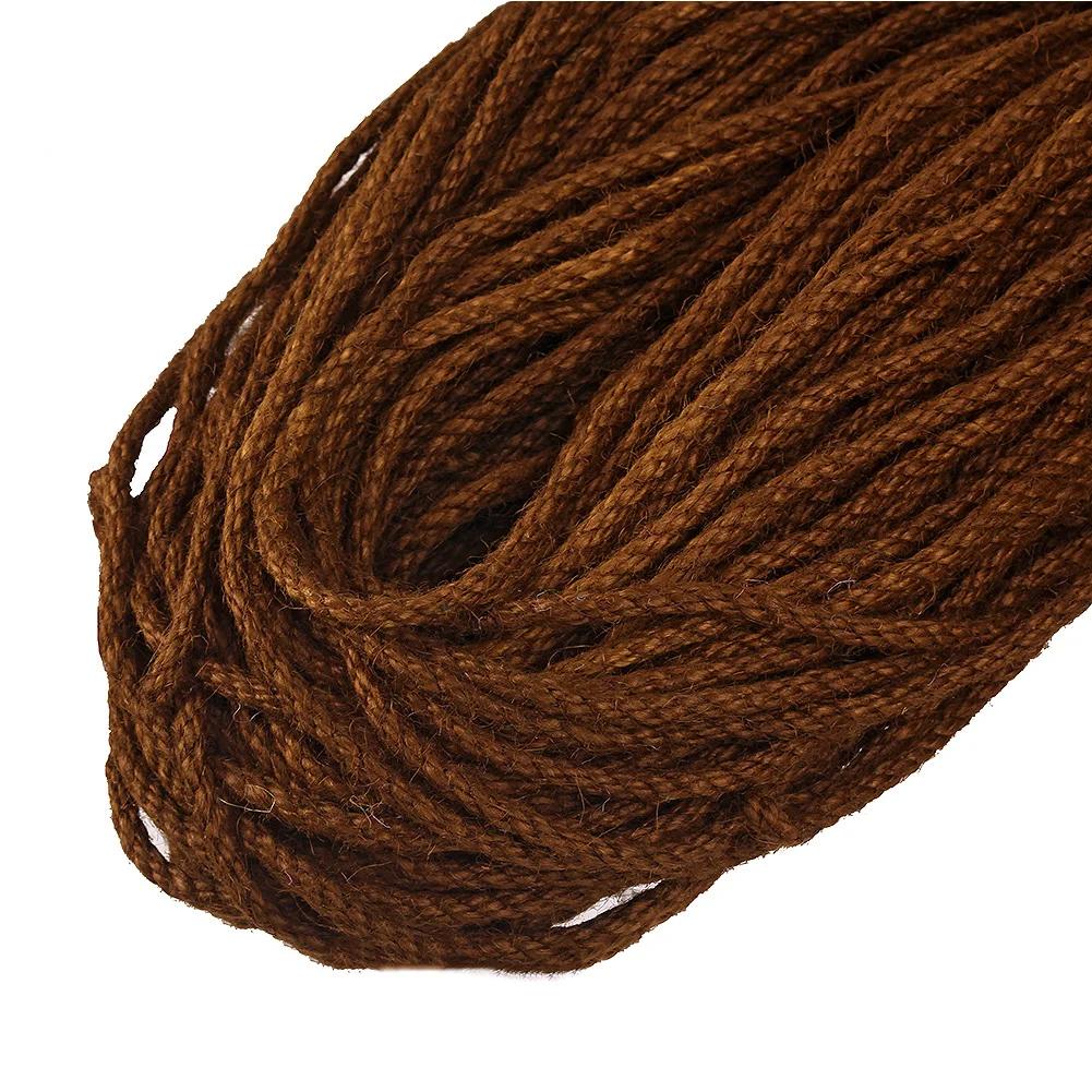 Corda de juta natural para decoração artesanal DIY Craft, fio colorido, cânhamo torcido cabos, corda de macramé, Pet coçar, 5mm, 10 jardas - Image 1