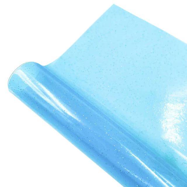 Vinil PVC Impermeável para Saco, Material DIY para Arco, Rolo de Pano Macio e Transparente em Cores Vibrantes - 20x120cm