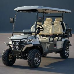 Nova energia caça buggy golfe elétrico turismo carro segurança 4 6 assento 48v 72v bateria de lítio carrinho de golfe elétrico - Image 4