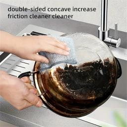 Super Durable Microfiber Milagre Panos De Limpeza, Arame Conjunto De Malha, Luta De Mancha, Scratch Cozinha Livre, Genius Sem Esforço, Wet & D, 8 Pcs - Image 2