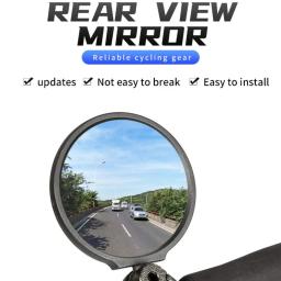 Espelho retrovisor de segurança para bicicleta, espelho ajustável, inquebrável, segurança para corrida, estrada, guidão, bicicleta - Image 4