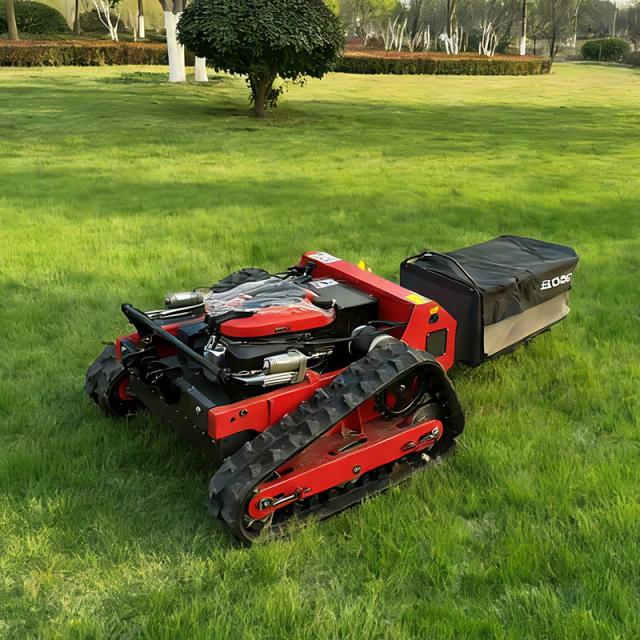 RC Cortador de Grama Robô Todos os Terrenos Controle Remoto Lâmina para Neve