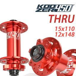 KOOZER 450 32 buracos Mtb Thunder Masses 120 Click Boost Hub 12x148 Traseiro através do eixo 15x110 Cubo dianteiro Pro7 Barulhento para bicicleta Shimano - Image 2