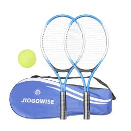 Iniciante Exercício Raquetes de Tênis Incluído, Sports Racquet Set, Jogos da Juventude, ao ar livre, Adequado para Iniciante, 21 '', 2Pcs - Image 1