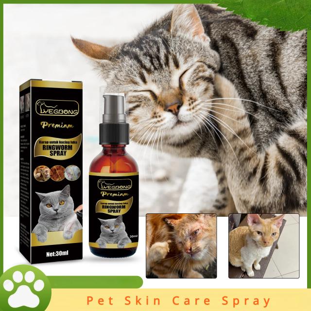 Spray para Cuidado da Pele de Pets: Tratamento de Micose, Irritação, Coceira e Controle de Pulgas
