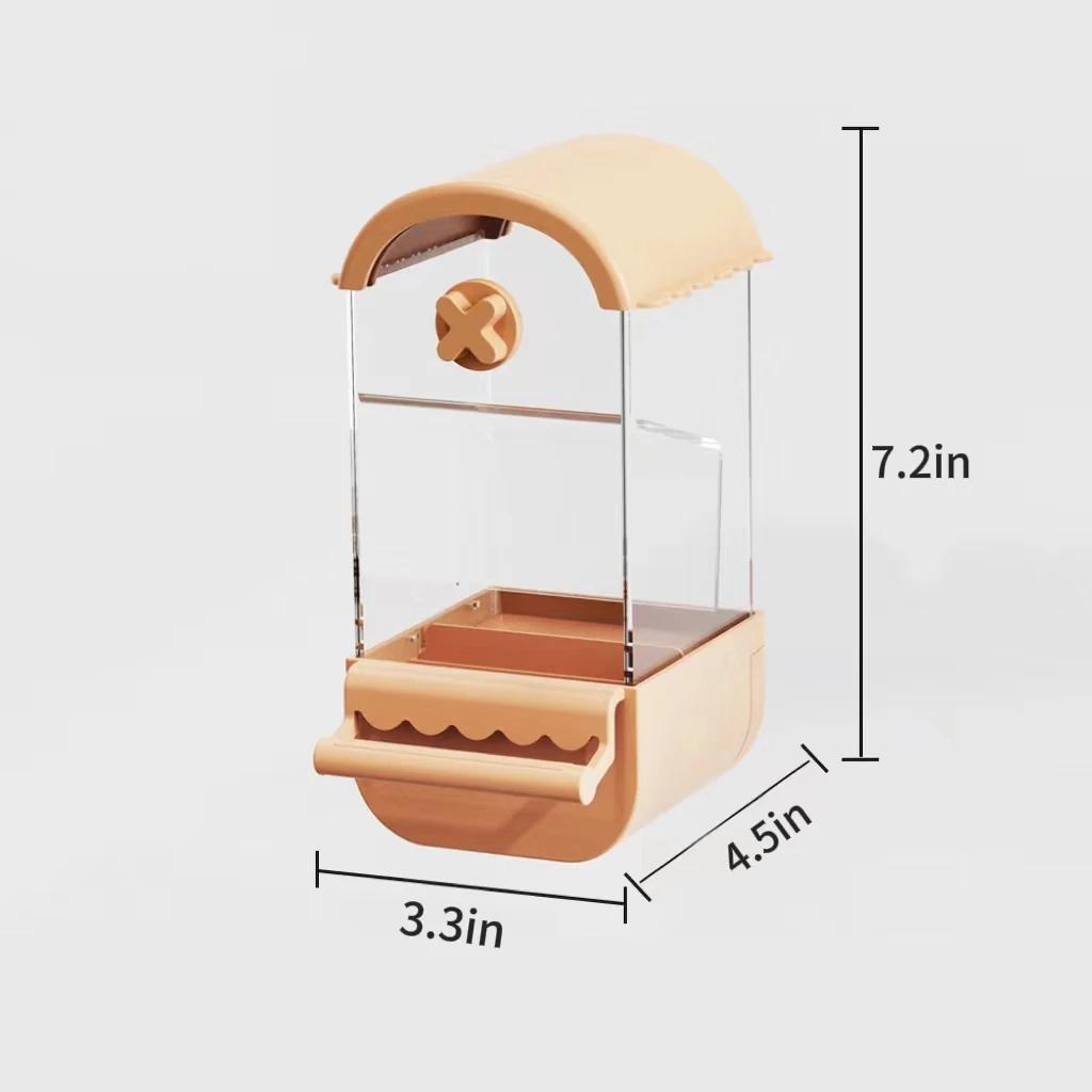 Alimentador automático do pássaro para a gaiola do papagaio, Suprimentos de alimentação do pássaro, Adequado para periquitos e pombos, Acessórios gaiola - Image 1