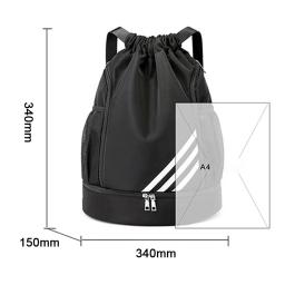 Portátil Drawstring Bolas Mochila, esportes ao ar livre, pano Oxford, basquetebol, futebol, futebol, saco de armazenamento bola de futebol - Image 6