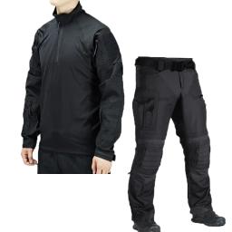 Camuflagem tática sapo para homens, roupas de caça respiráveis, camisa e calças ao ar livre, uniforme de viagem, uniforme para fãs - Image 6