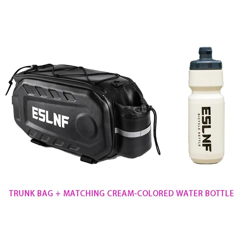 ESLNF-Mala De Bicicleta À Prova D' Água, Hard Shell Rack Bag, Grande Capacidade, Multifuncional, Viagem, MTB, Road Bike, Acessórios de Bicicleta - Image 1