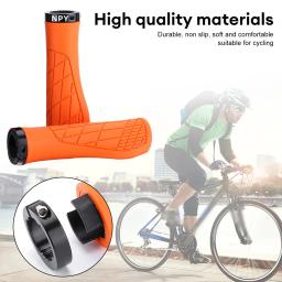 Punhos ergonômicos antiderrapantes de bicicleta, alças para punhos de bicicleta, mountain bike, tampa, MTB, acessórios de bicicleta, 1 par - Image 2