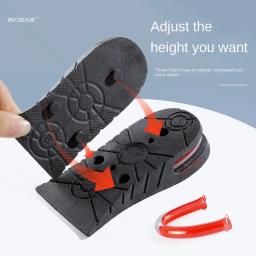 Palmilhas para Aumentar Altura para Homens e Mulheres, Almofada para Sapatos Elevador, Tênis Unisex, Inserção de Elevação do Salto, Altura Metade, 3-6cm - Image 5