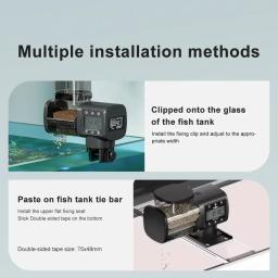 Inteligente Aquário Alimentador De Tanques De Peixes, Timing Digital, Bluetooth, Controle Remoto Sem Fio, Tela De Exibição Digital, Alimentador Automático - Image 4