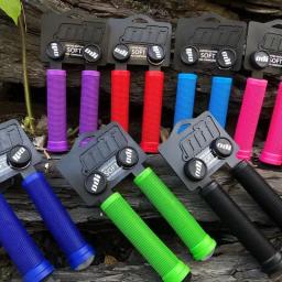 ODI-Silicone Mountain Bike Punhos do guiador, punho Shockproof macio, MTB Handle, Acessórios de bicicleta, Novo - Image 1