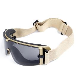 X800 Tactical Óculos Militares, Airsoft, Paintball, Caça, Protetor Google, 3 Lens Kit, Ao ar livre, Óculos de Proteção UV - Image 4