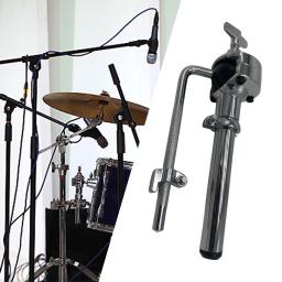 Heavy Duty Drum Stand Holder, acessório universal, braço de tambor curto, montagem para pratos Stand, Single Tom - Image 1