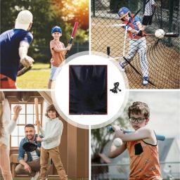 Softball e Baseball Training Cage Mat, Multifuncional Backstop Padding, Resistente ao desgaste Pitching Net - Image 5