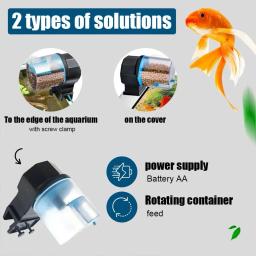 Alimentador automático de tanques de peixes Momento inteligente, grande capacidade, Alimentador conveniente para aquário, sem soco, T2S7 - Image 3