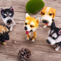 Nodding Dog Funny Shaking Head Toys, Bonecas Bobblehead Puppy, Swing Car Ornamentos, Home Auto Interior Decor, Brinquedos do painel do carro, Bonito - Image 6