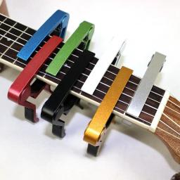 Capotraste para violão e guitarra de troca rápida, chave de liga de alumínio e metal acústico para peças, acessórios universais - Image 6