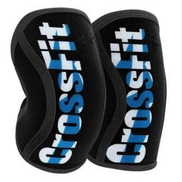Joelheiras Neoprene para Homens e Mulheres, Luva 7mm, Suporte, Compressão Esportiva de Ginásio, Protetor de Joelho para CrossFit e Powerlifting, 1 Par - Image 3