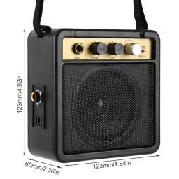 TOP Amplificador Mini Guitarra com Back Clip Speaker, Guitarra Acessórios para Parte Elétrica Acústica - Image 6