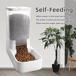 Alimentador automático de água para animais de estimação, adequado para consumo diário, consumo de gatos pequenos e médios, 2,1 kg, 3.8L - Image 5