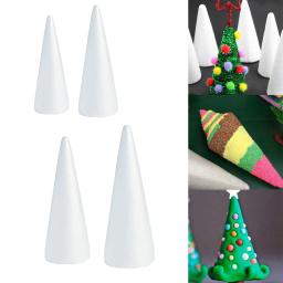 Cones de Espuma Sólida para Artesanato, Poliestireno, Pintura DIY, Triângulo Árvore, Artesanato Cone Decor, Casa, Celebração, Festa Festival - Image 5