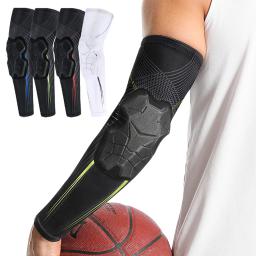 Almofadas de cotovelo anticolisão, mangas de braço de compressão, protetor para exterior, basquete, futebol, bicicleta, cotovelo, esportes, 1pc - Image 1