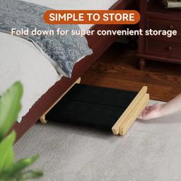 Rampa dobrável antiderrapante para animais de estimação, Escadas de cama para cães e gatos, Escada de cama leve para cães, Escalada 2 em 1 - Image 3
