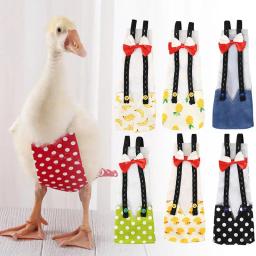 Fraldas laváveis do pato para o animal de estimação, fralda do pato, fraldas do ganso, ternos do voo, suprimentos das fraldas das aves domésticas, calças bonitos - Image 1