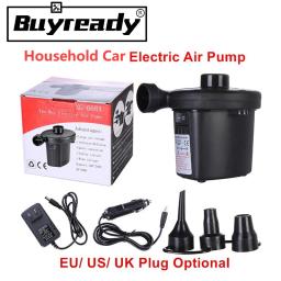110v 220v colchão de ar elétrico bomba de acampamento bomba inflável compressor de ar inflator portátil bomba de ar para barco doméstico - Image 1