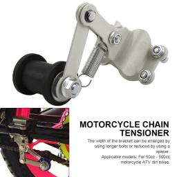 Tensor de corrente de polia com rodas guia, ferramentas de rolo ajustador, rolo tensor de ferro para 50cc-500cc atv motocross para dirt bike - Image 5