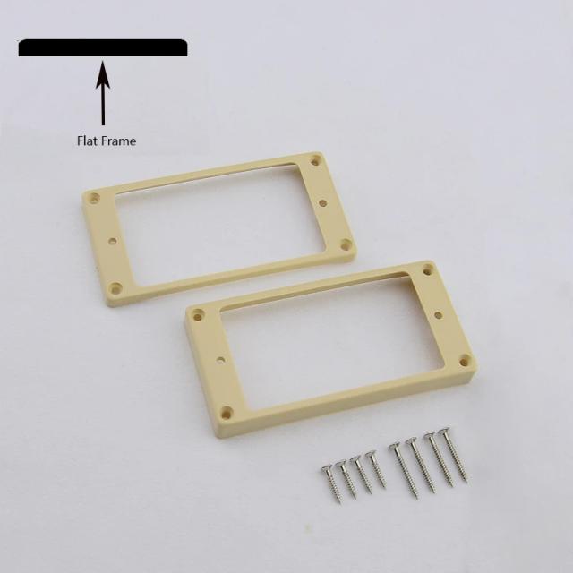 Montagem de Captadores Humbucker Curvos e Planos: Quadros, Anéis e Acessórios para Guitarras