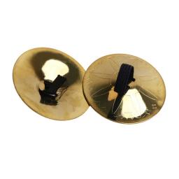 Dança do ventre Indiano Brass Finger Cymbals, Médio Oriente Percussão Props, Instrumento Musical, 2pcs por lote - Image 4