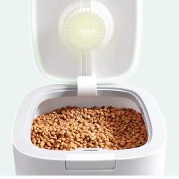 Recipiente De Armazenamento De Alimentos Para Animais De Estimação, Caixa De Comida De Gato Seco, selo à prova de umidade, hermético com copo de medição - Image 5